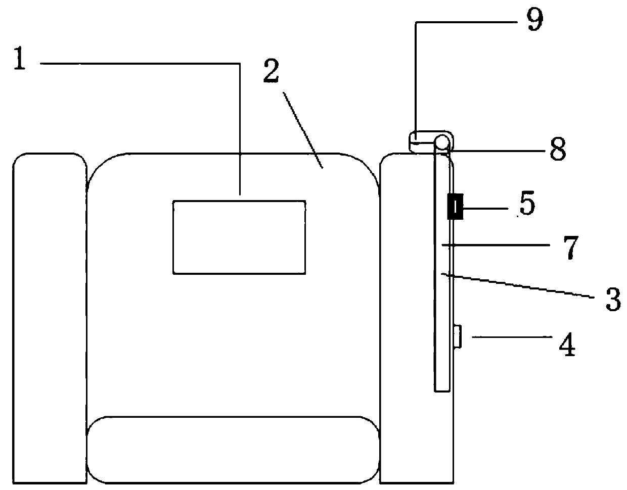 Cinema cross hall prevention and cross seat prevention control system and control method