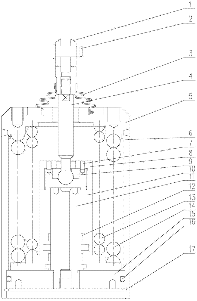 Hydraulic brake oil cylinder assembly for heavy-loaded vehicle bridge