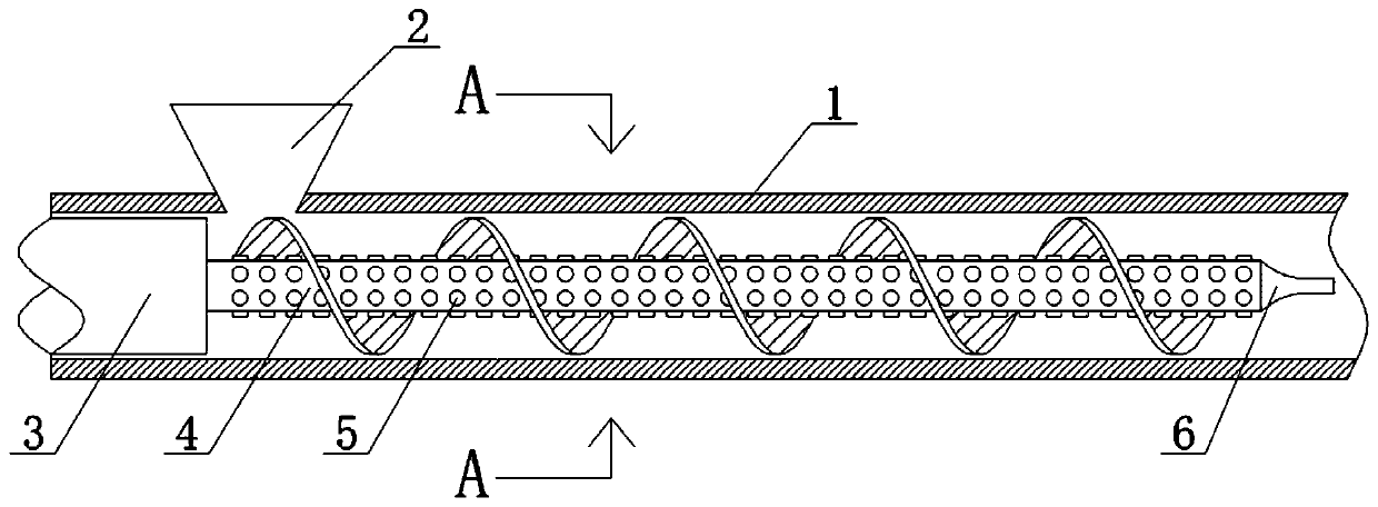 Screw rod of plastic extruding machine