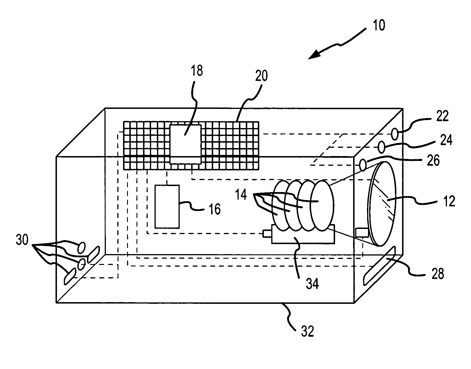 Infrared camera system and method