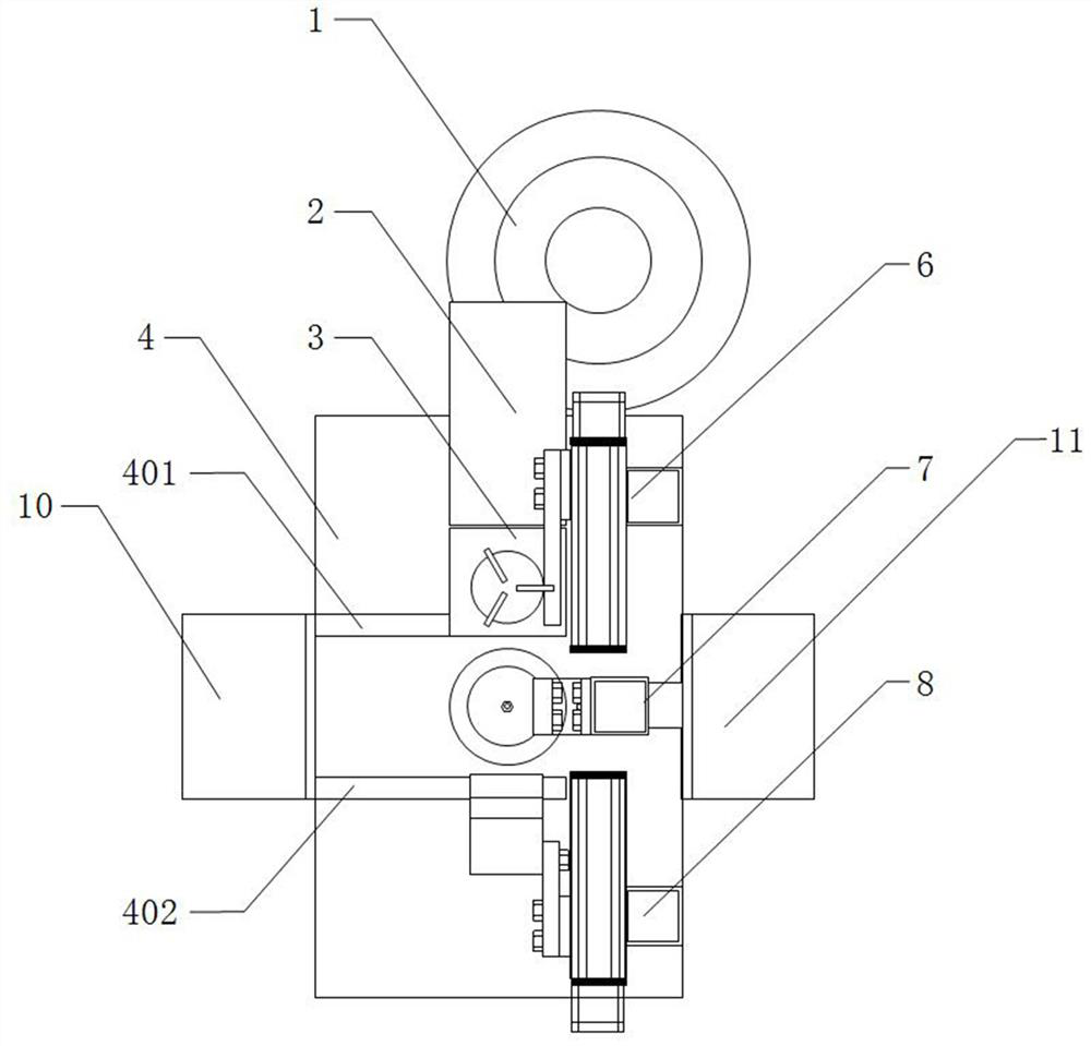 A high-precision automatic flash removal device and method for rubber sealing rings