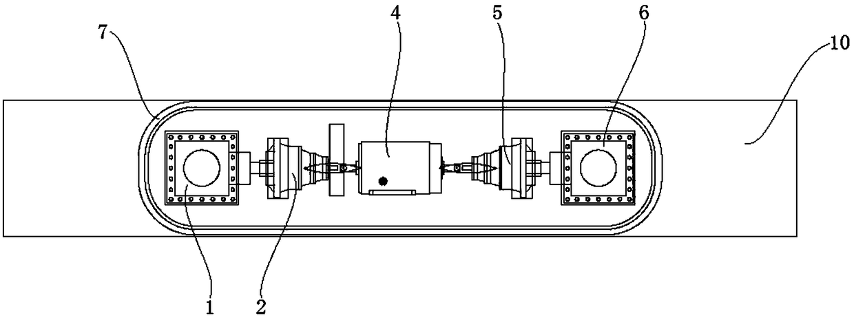 Bottom-sitting tidal current generation turbine