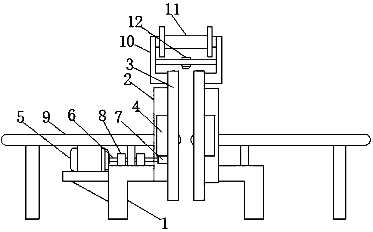 Aluminum material wrapping packing device