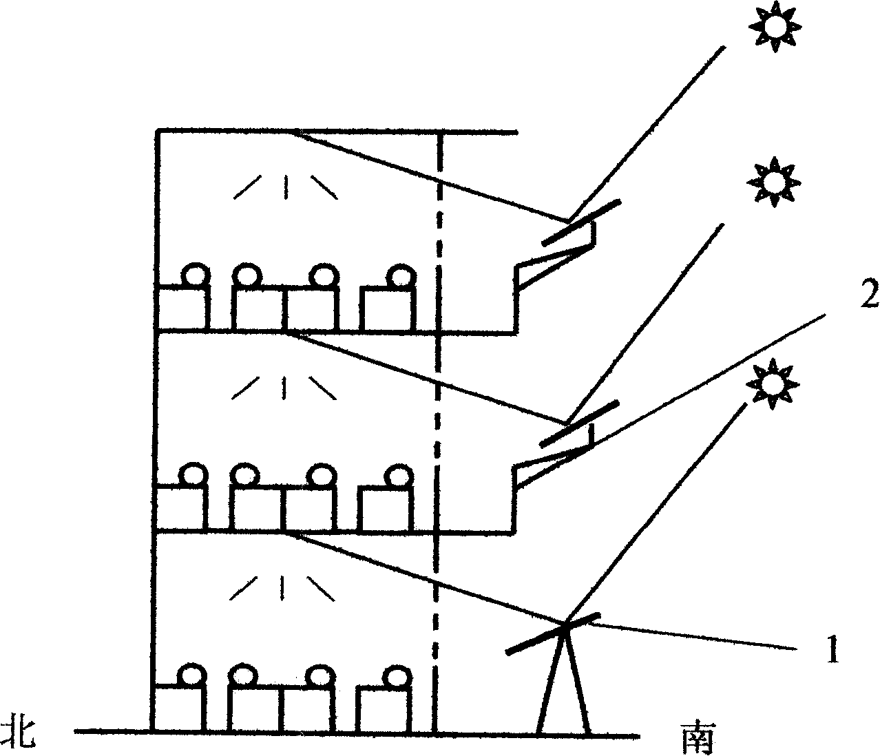 Solar light reflecting mirror used for increasing indoor lighting