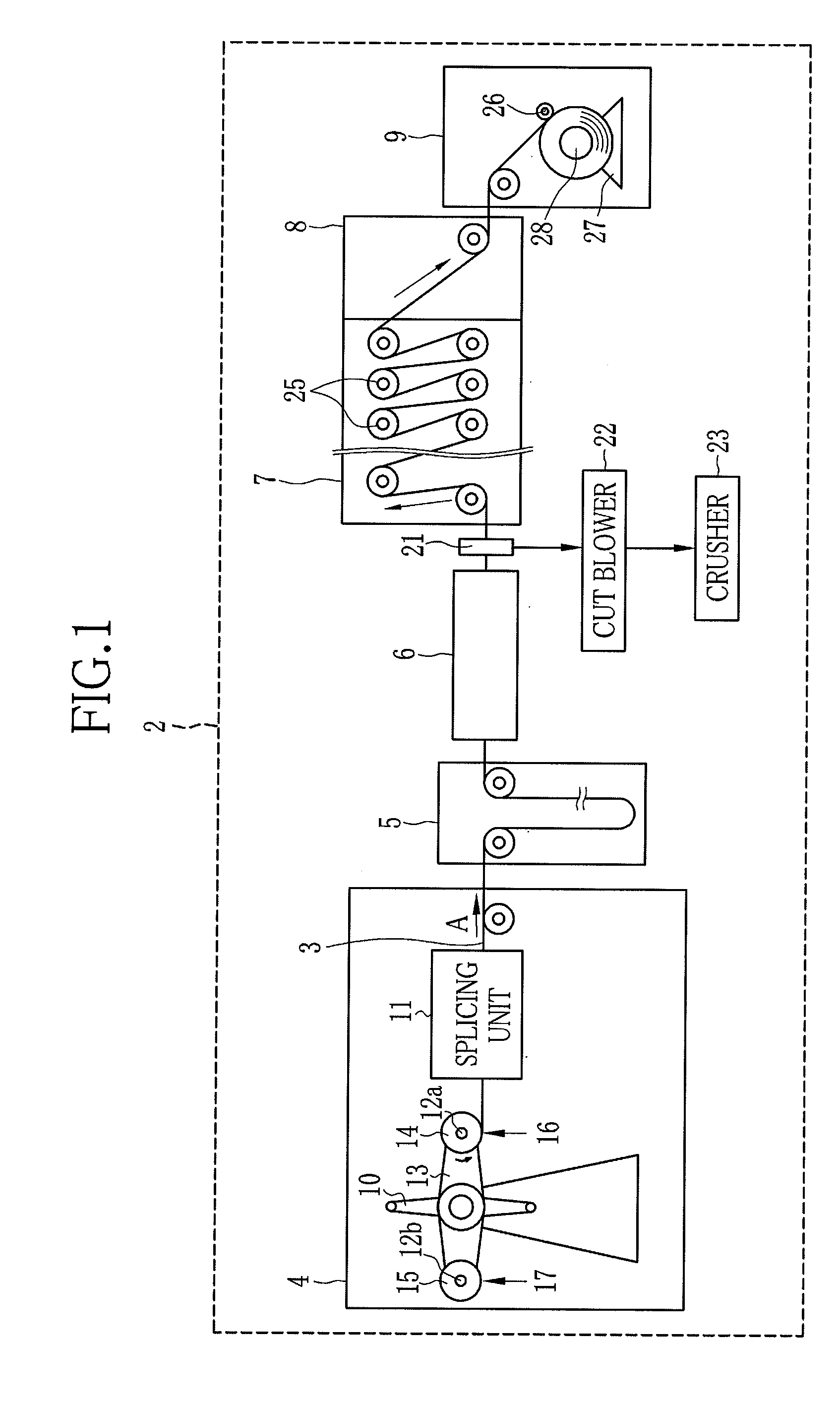Method and apparatus for continuously stretching polymer films