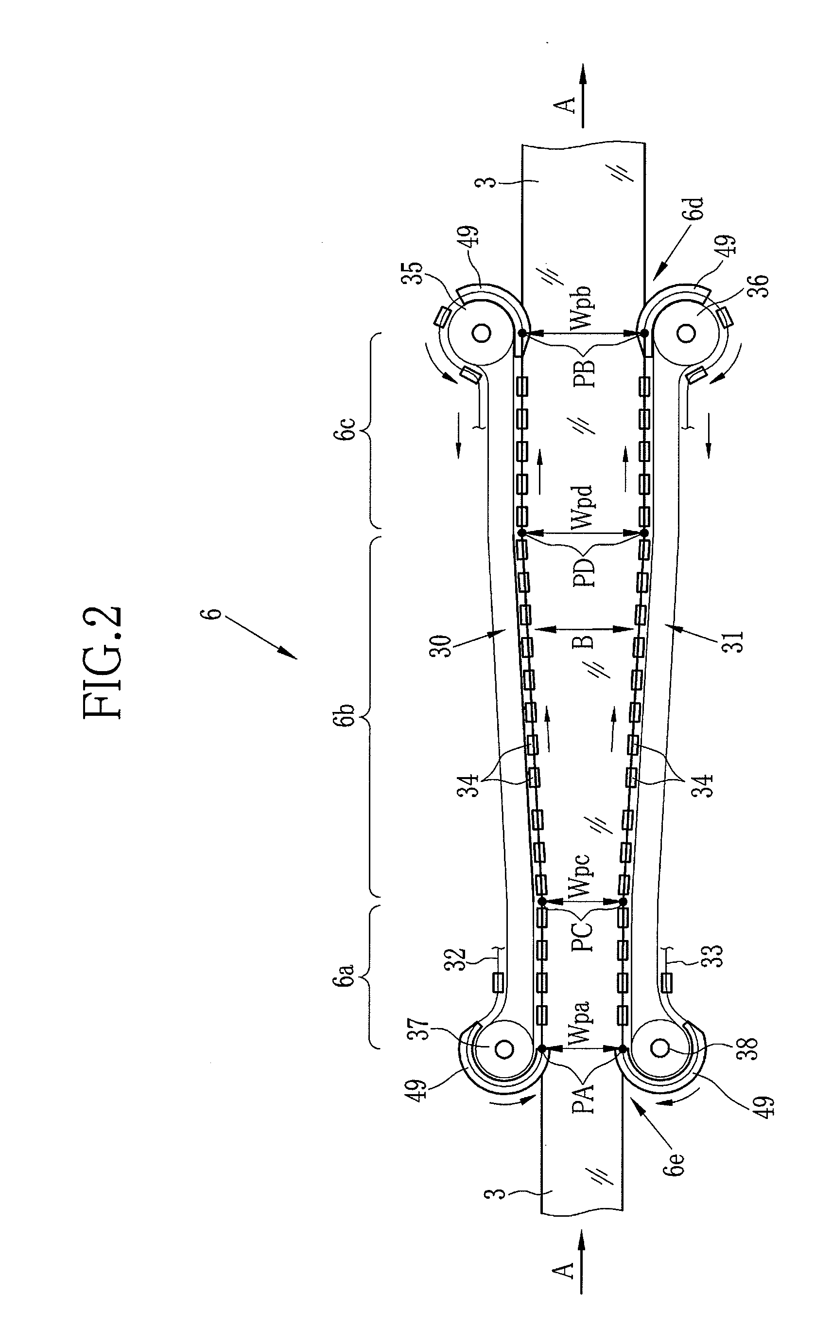 Method and apparatus for continuously stretching polymer films