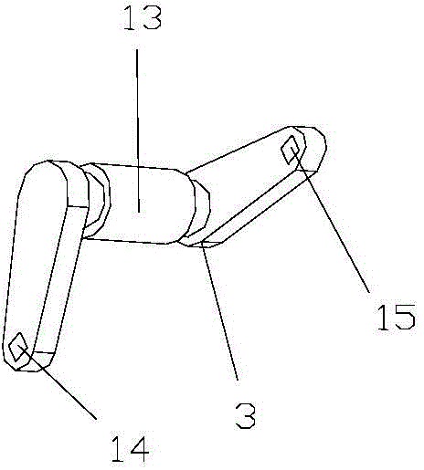 Rotating controllable connecting rod mechanism