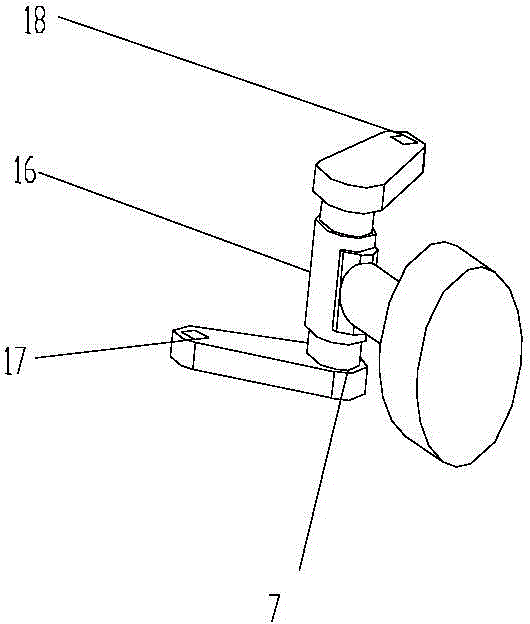 Rotating controllable connecting rod mechanism