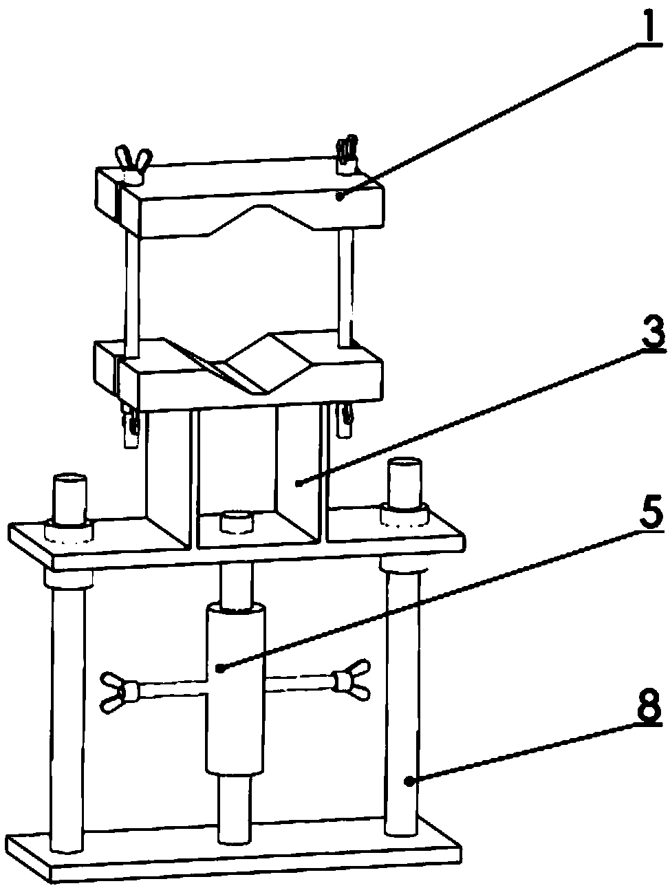 Rock core acoustic profile test system and method