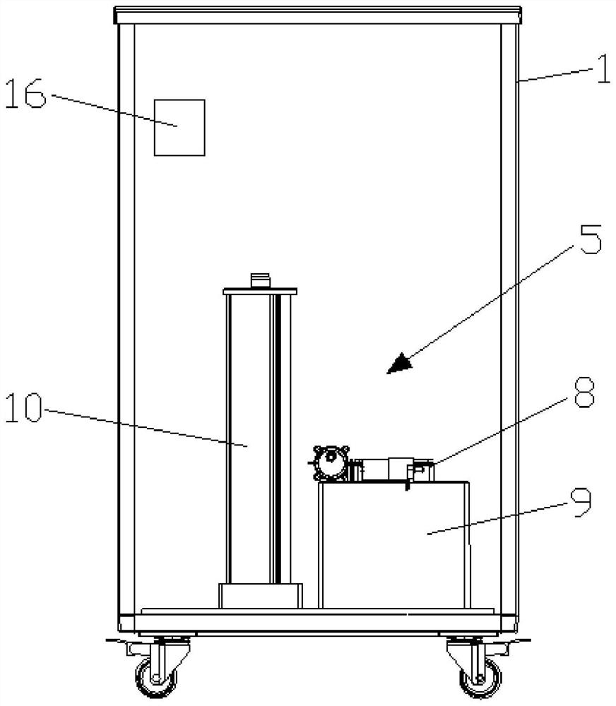 Human body monitoring system with biological radar module and negative ion module and monitoring method