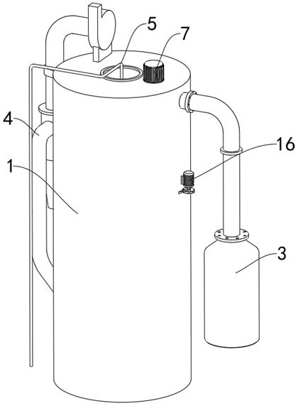 Drying device of ACR spray drying tower