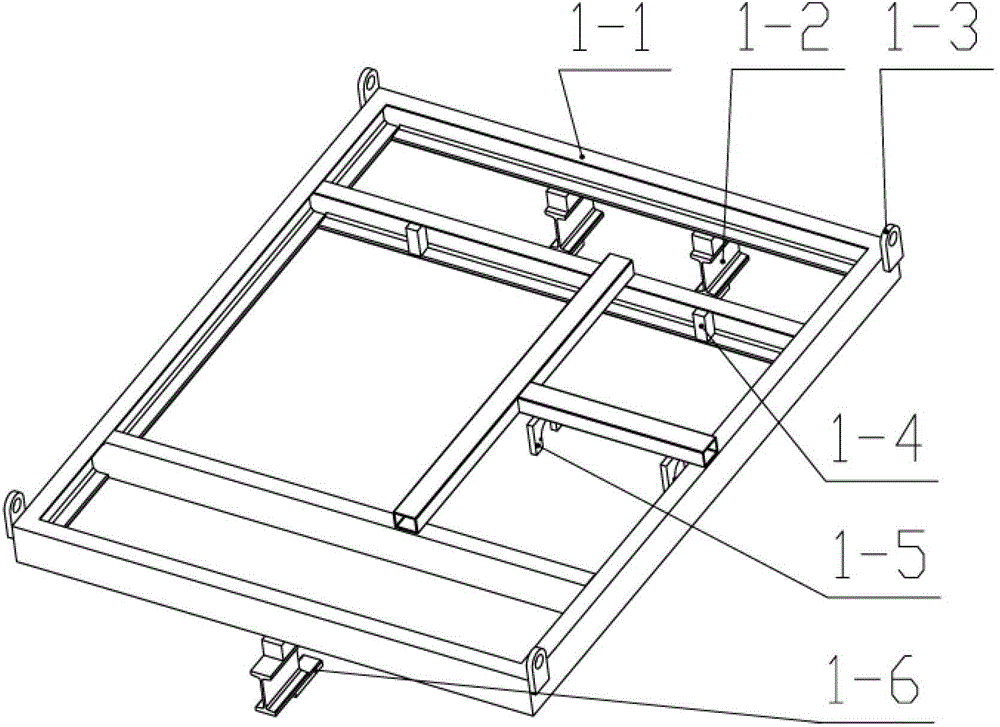 A mine-used sliding monorail suspension turnout system