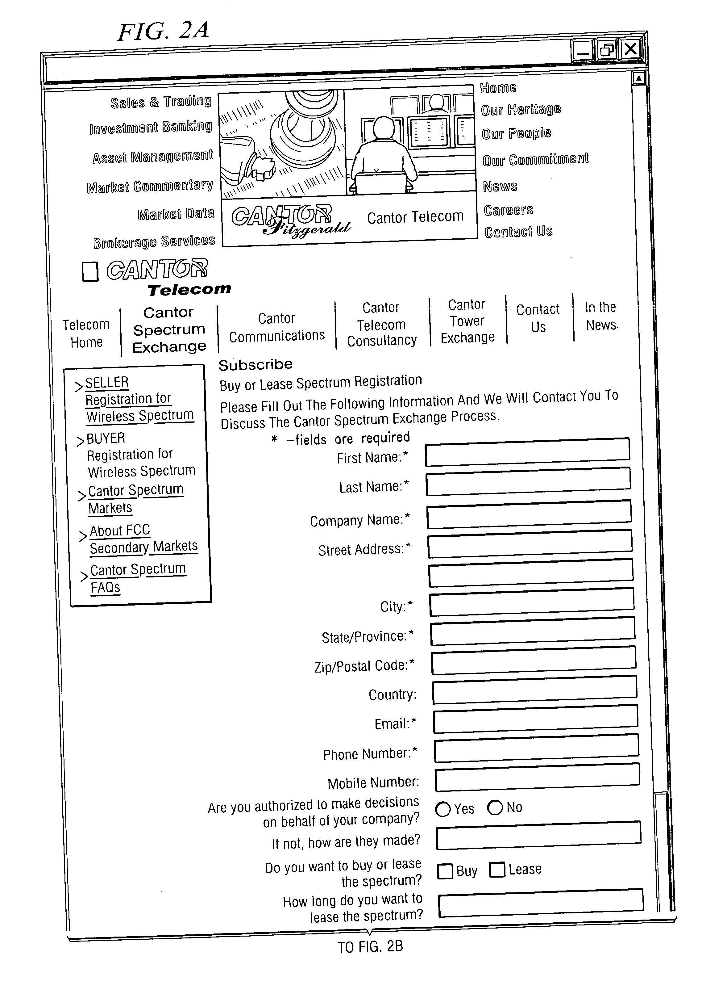 System and method for trading spectrum rights