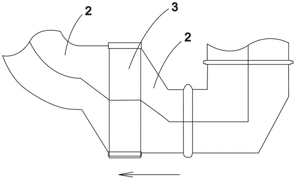 Device for recycling boiler tail smoke heat