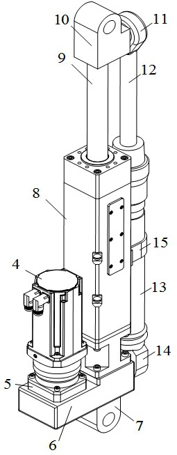 An integrated electromechanical-hydraulic drive and energy storage integrated actuating device