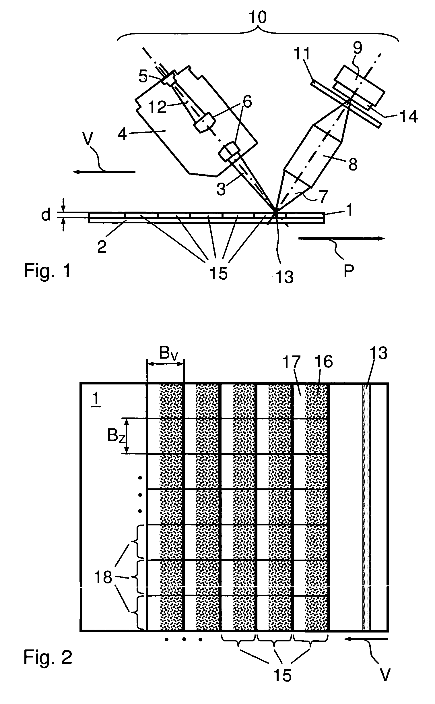 Radiography system and method for recording X-rays in phosphor layers