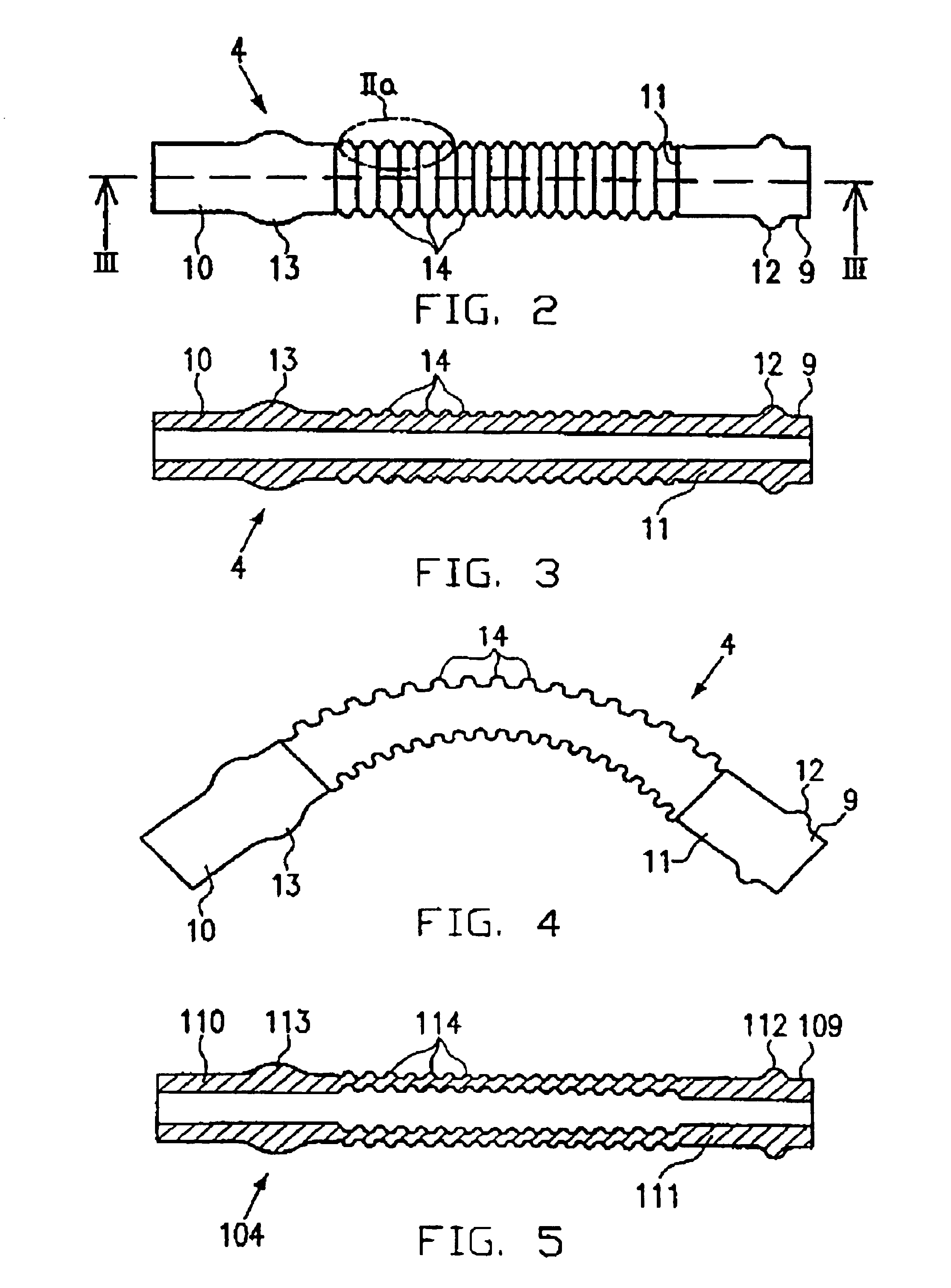 Flexible milk hose for an automatic milking plant