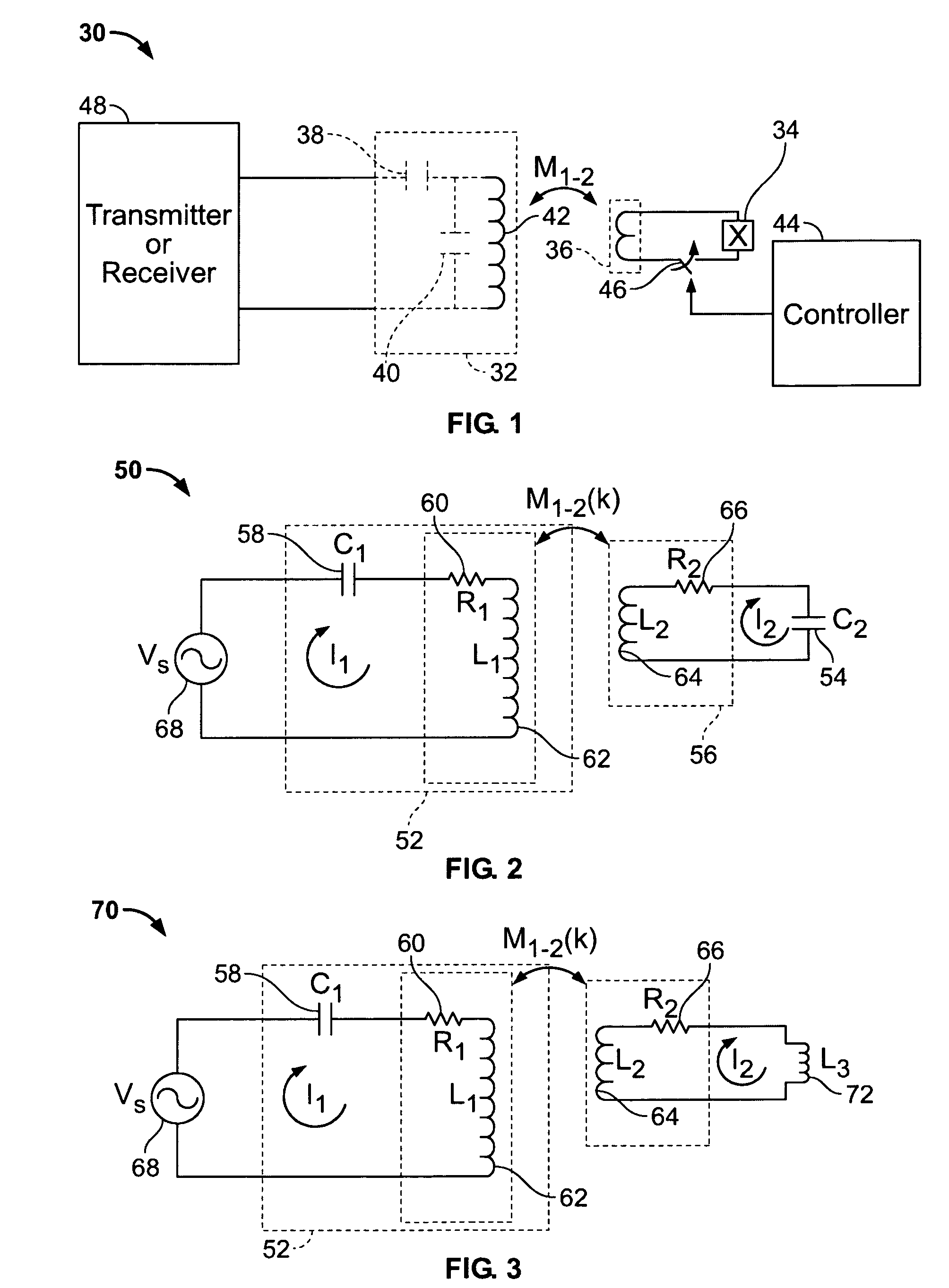 Resonant circuit tuning system using magnetic field coupled reactive elements