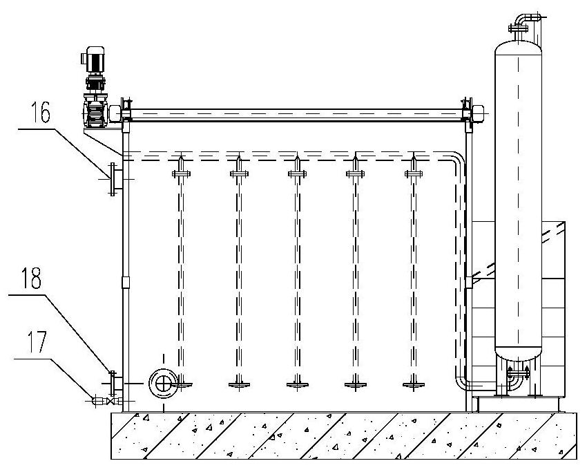 Wastewater treatment air floatation tank