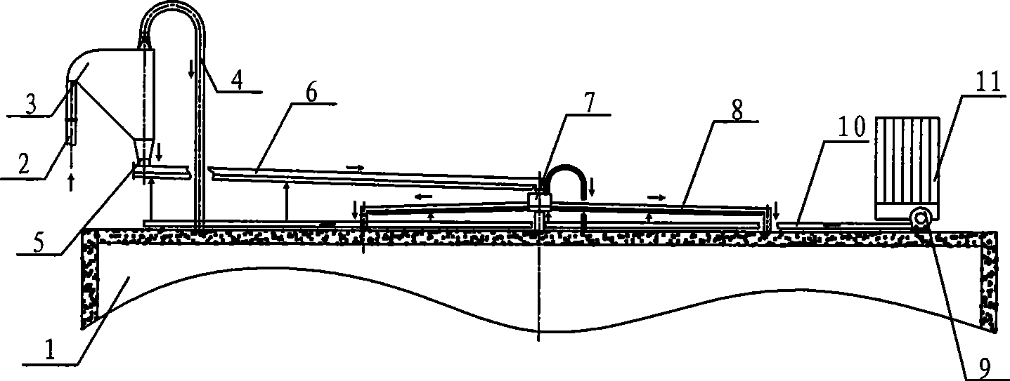 Aluminum oxide warehouse top multi-point blanking device and method