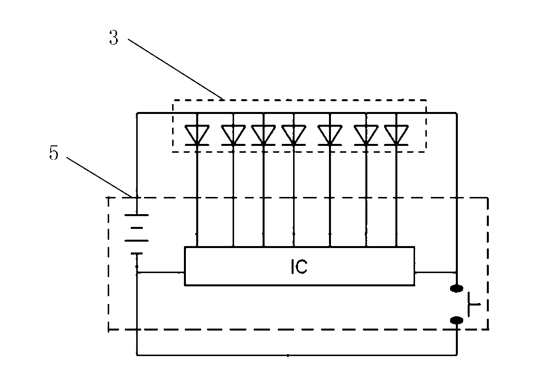 LED (light-emitting diode) cap