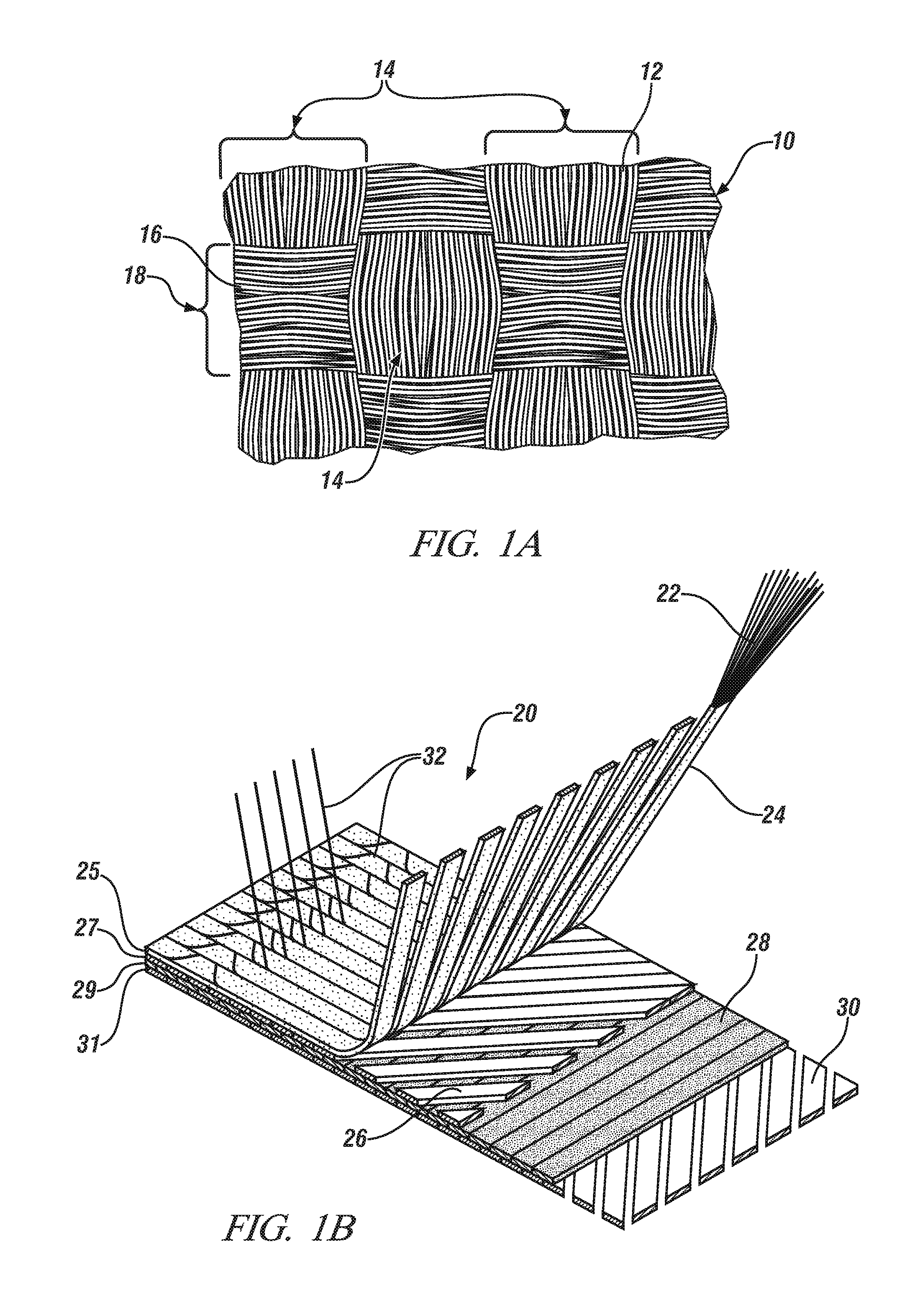One-piece fiber reinforcement for a reinforced polymer combining aligned and random fiber layers