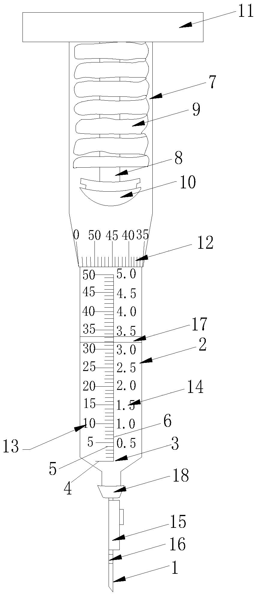 High-precision insulin injector and application thereof