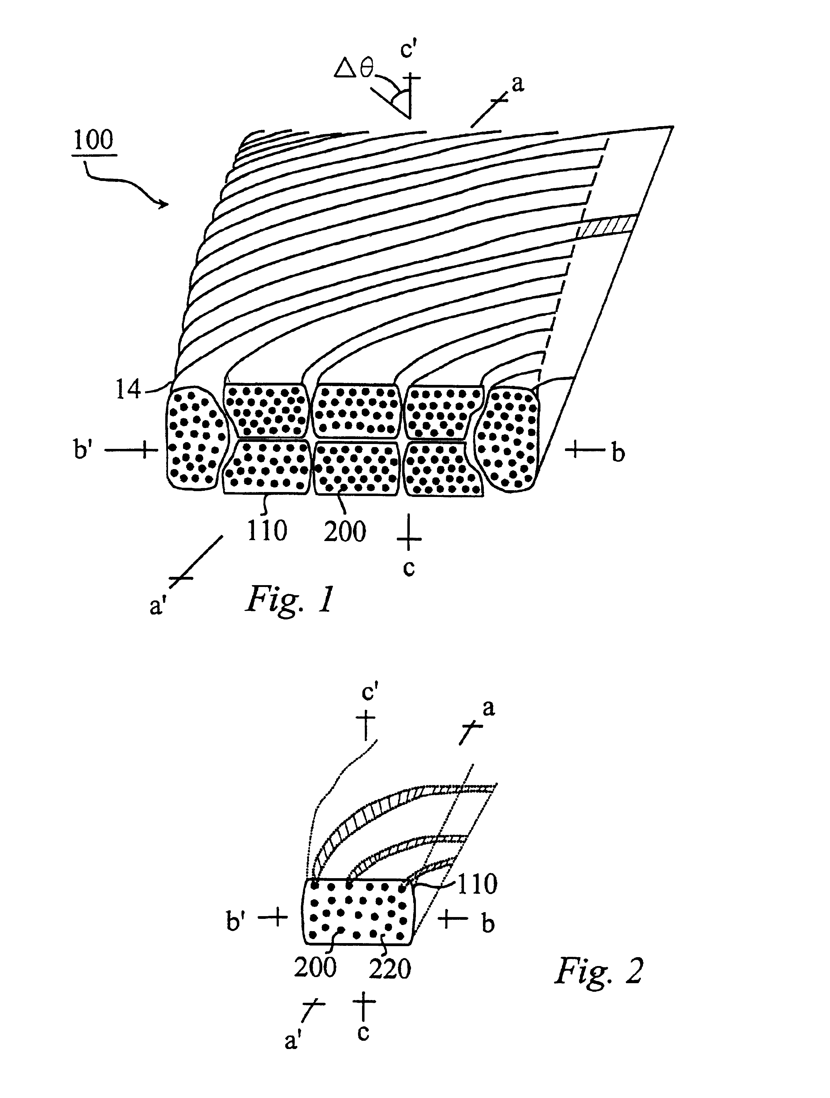 Cabled conductors containing anisotropic superconducting compounds
