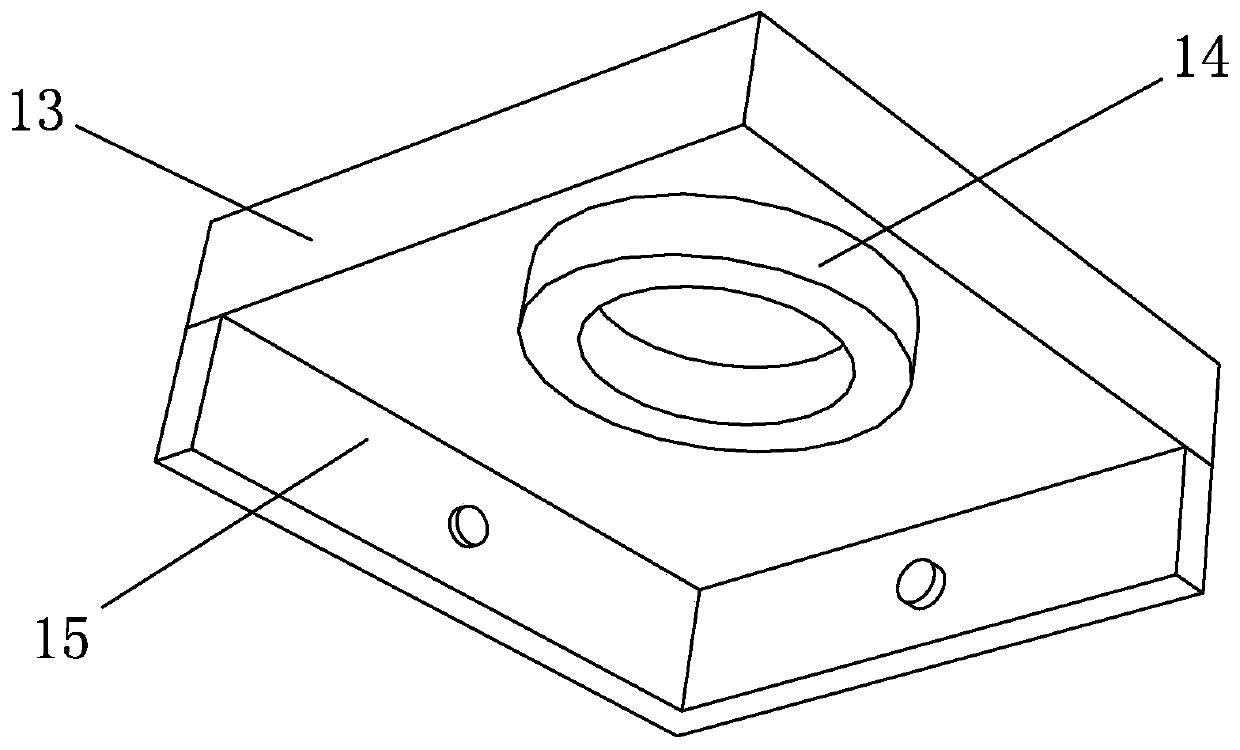 Modular integrated cooker base and mounting method thereof