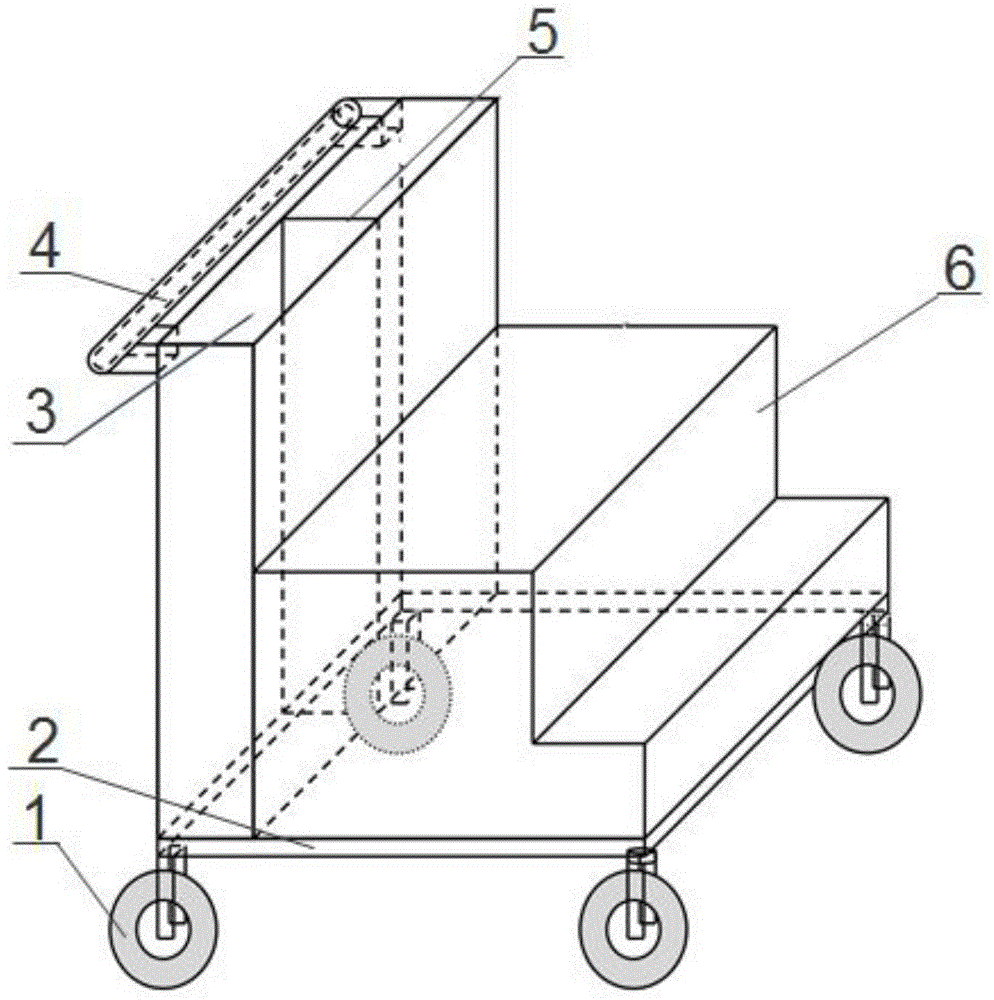 Insulated cart for carrying ground wires