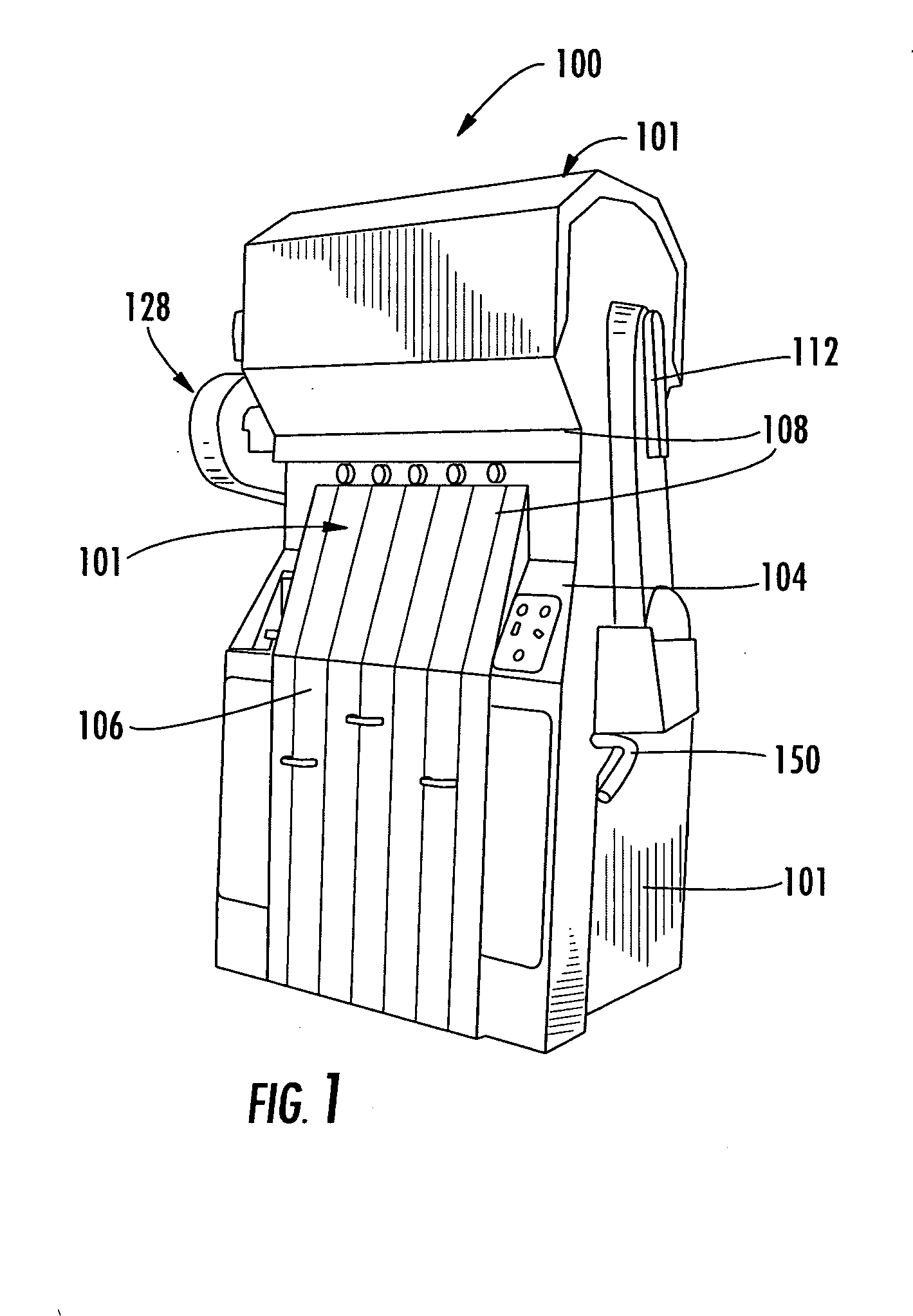 Juice extractor with juice manifold having side outlet for juice