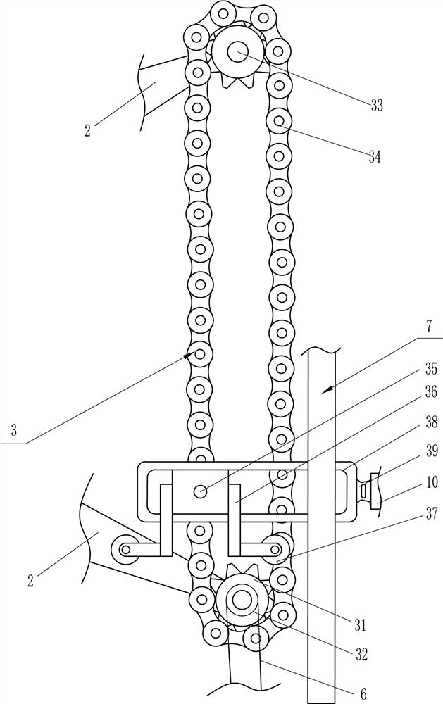 A kind of external tapping equipment for wooden furniture ring parts