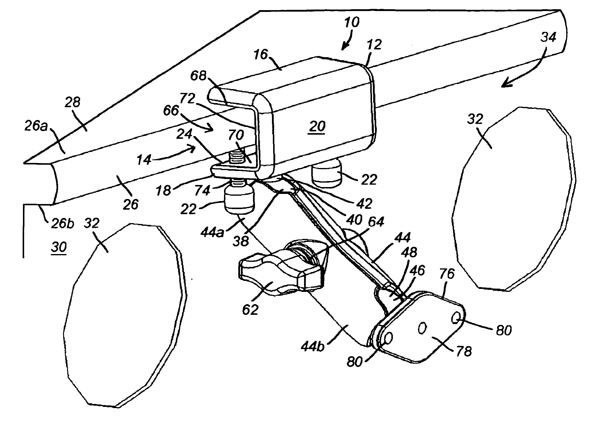 Portable aviation clamp