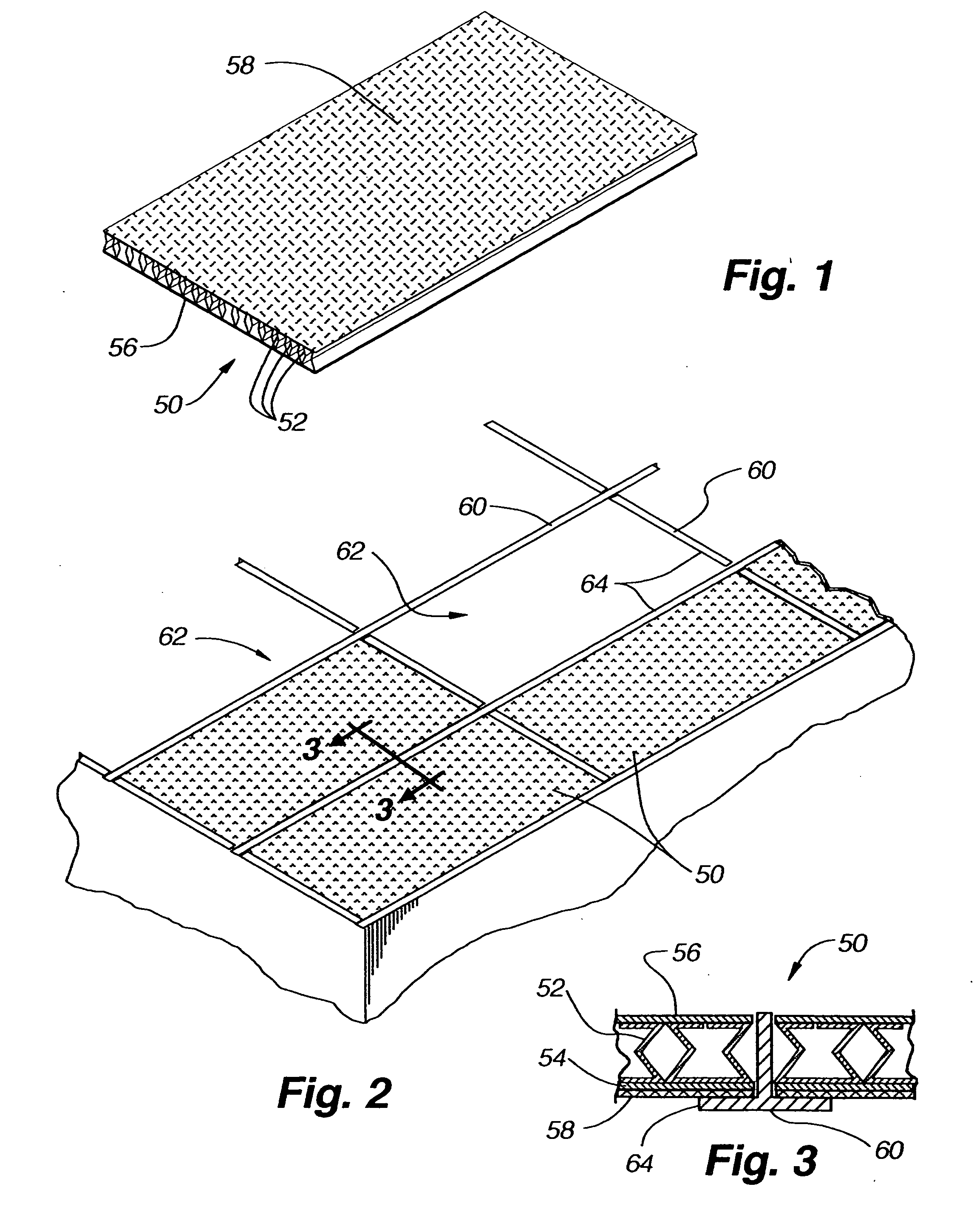 Compressible structural panel with acoustic properties