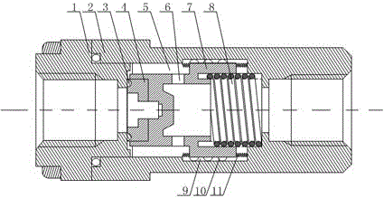 Check valve for high-pressure gas long-distance pipeline