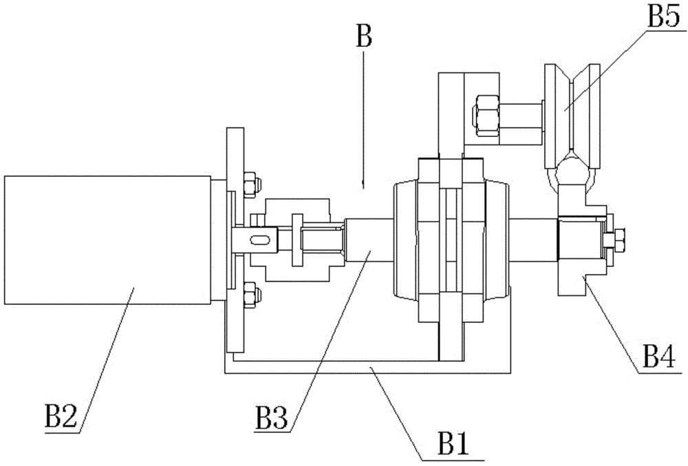 Briquetting press device for processing thick high-strength steel and application thereof