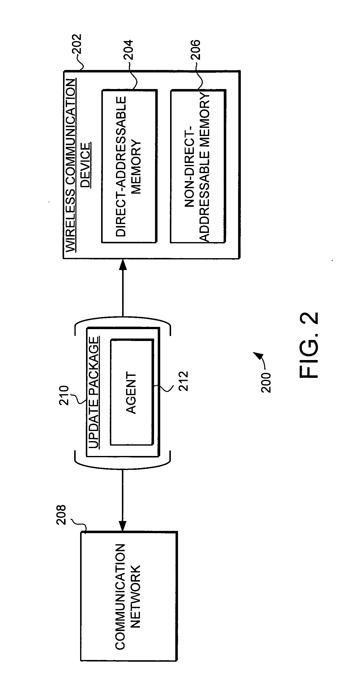System and method for over-the-air update of wireless communication devices
