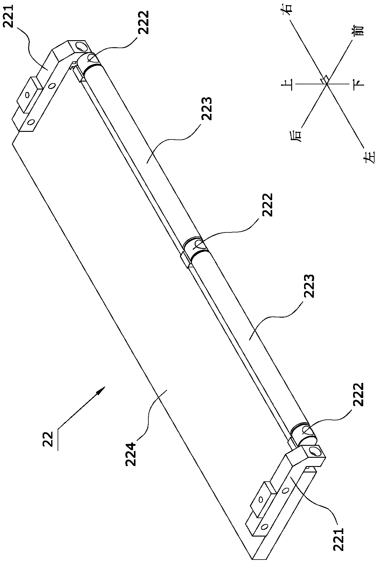 Device for automatically fitting liners and treads of tires of electric vehicles or motorcycles