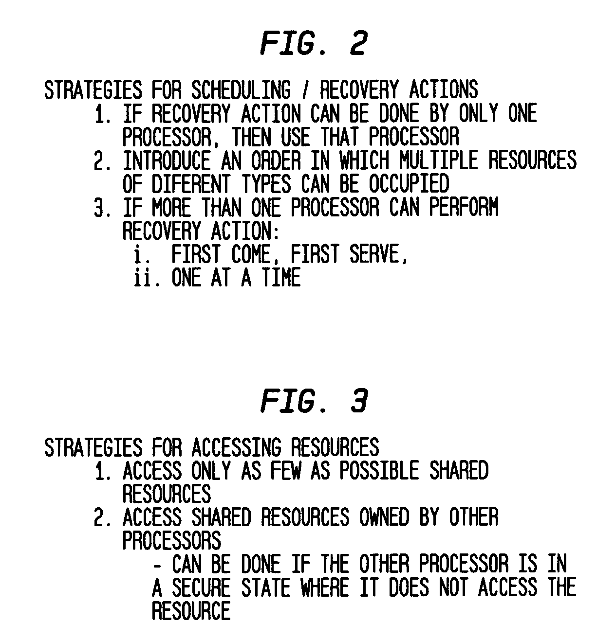 Method and system to execute recovery in non-homogeneous multi processor environments