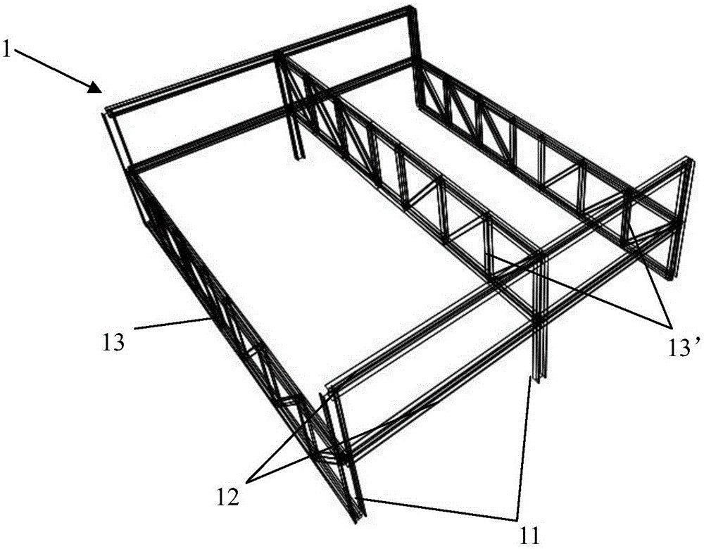 Large-span, secondary-beam-free and high-assembly industrialized steel structure system