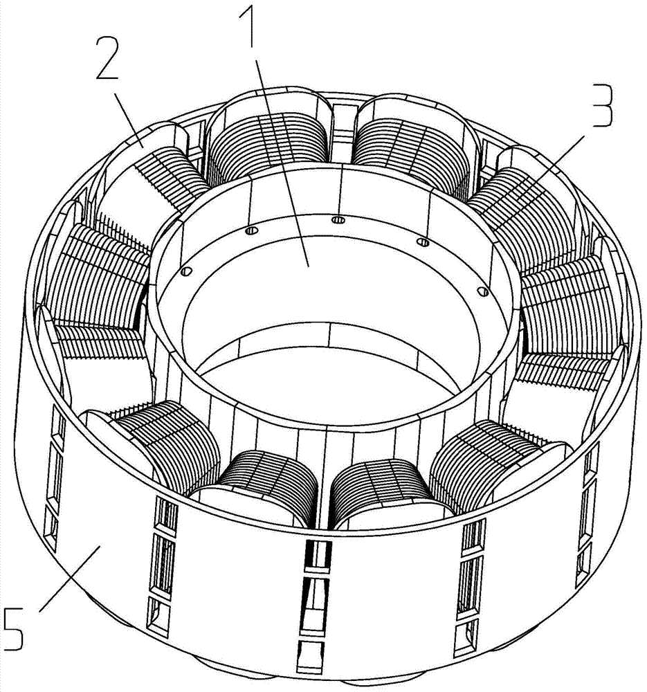 A manufacturing method of a plastic-encapsulated stator, a plastic-enclosed stator and an outer rotor motor