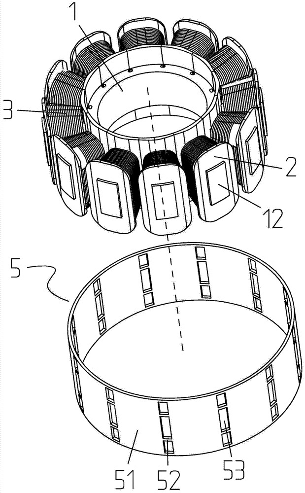 A manufacturing method of a plastic-encapsulated stator, a plastic-enclosed stator and an outer rotor motor