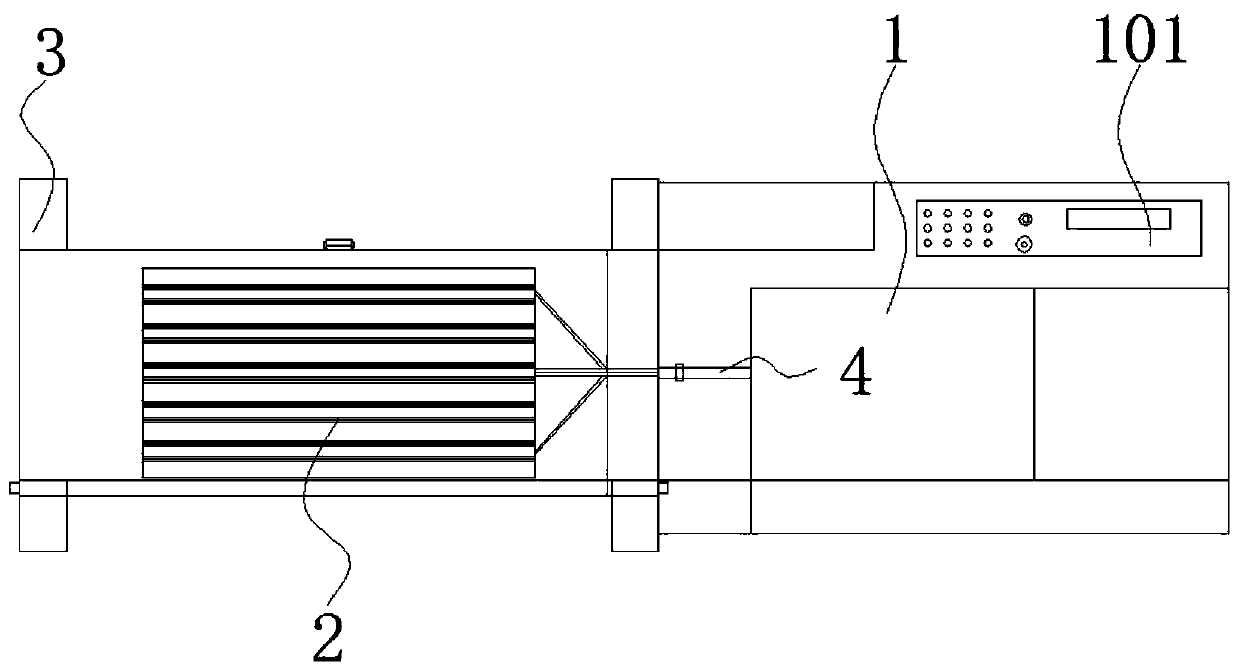 An energy-saving and environmentally friendly thermal insulation material production device