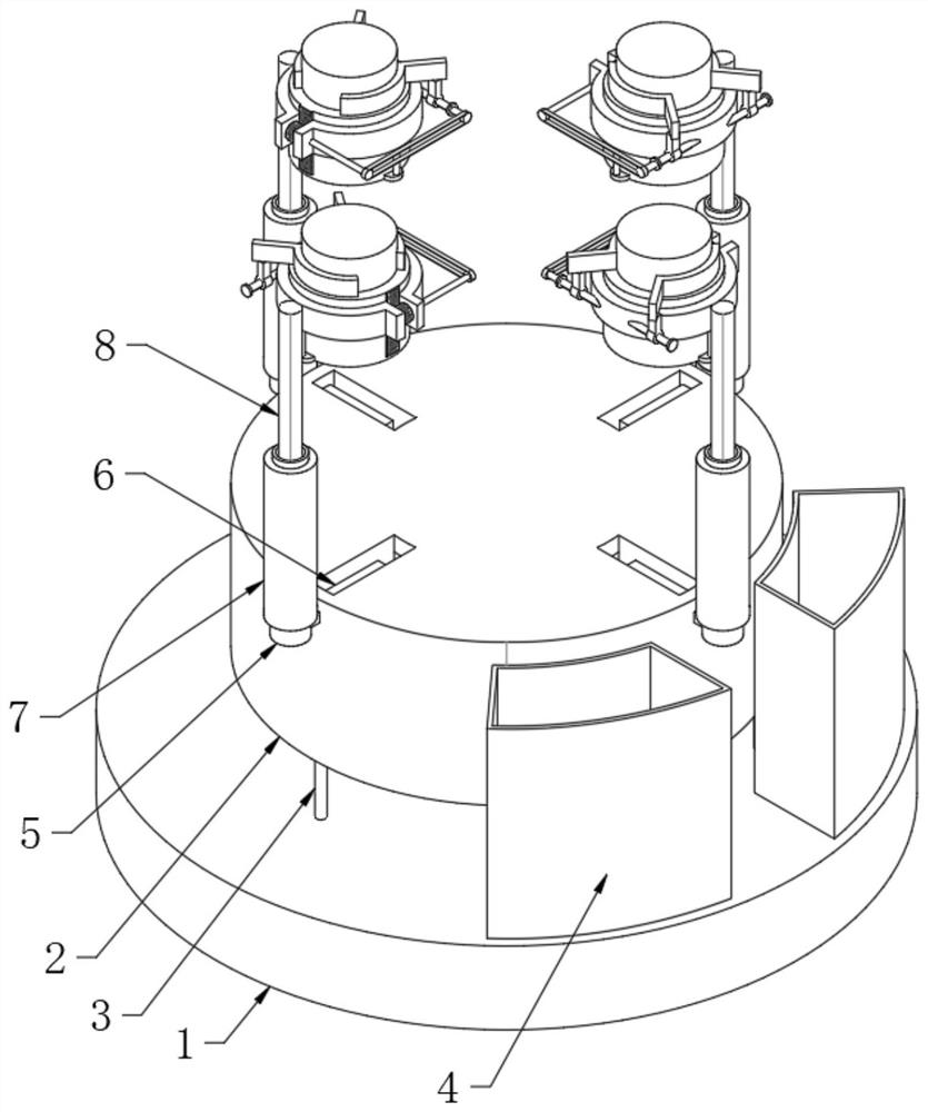 Detection device for detecting quality of mechanical parts