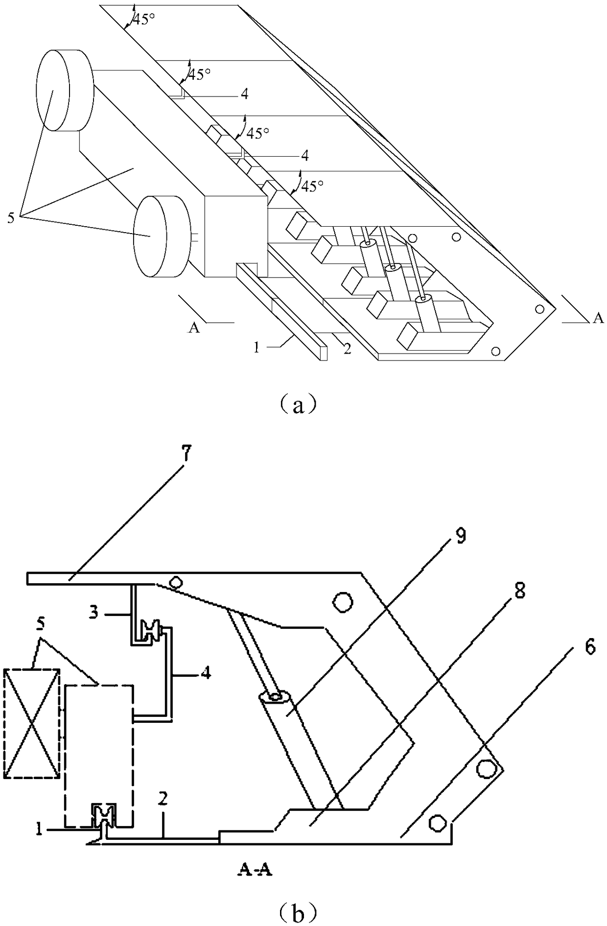 Support device for critical pseudo-inclined working face of steeply inclined coal seam