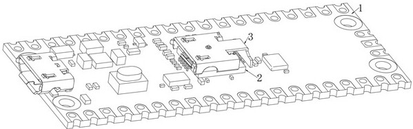 A packaging structure for power management chips