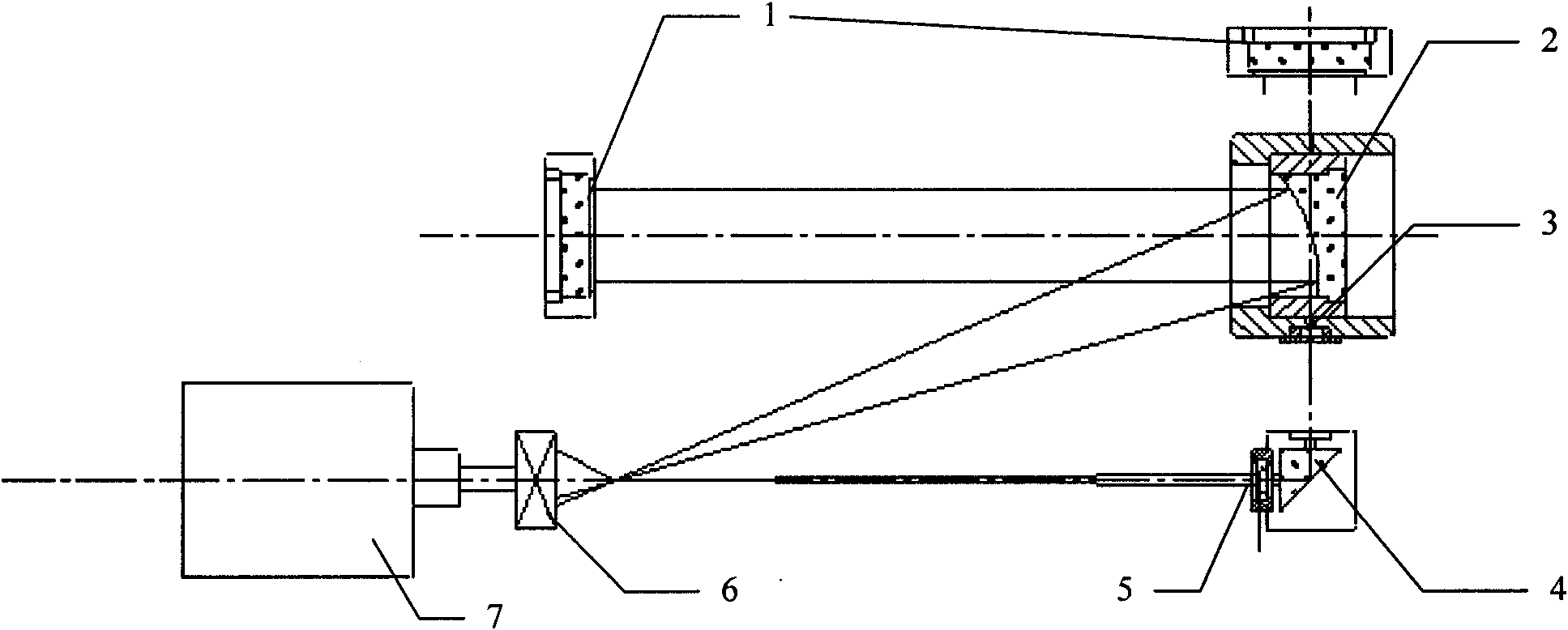 Large-caliber off-axis non-spherical measuring and calibration system