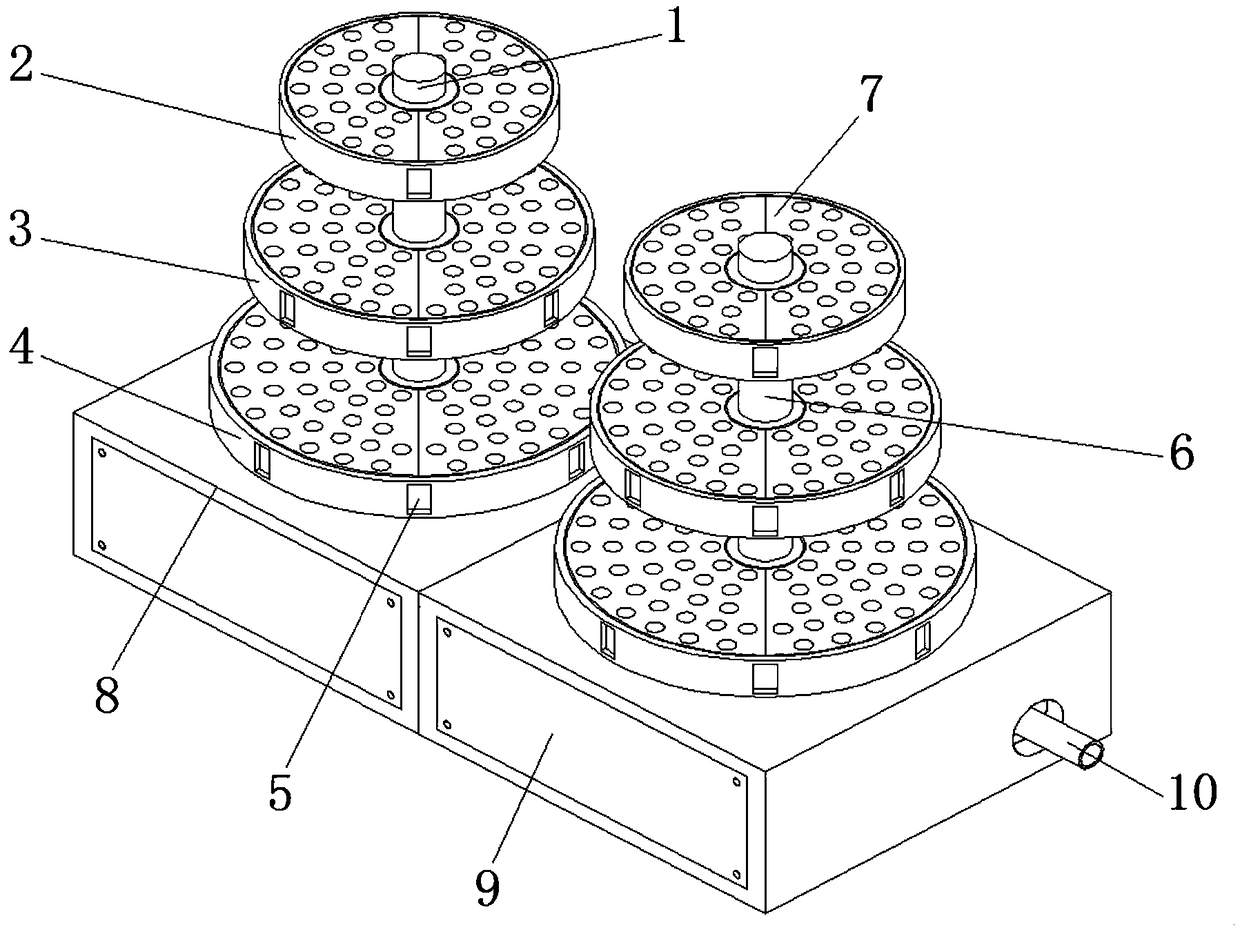 Flowing three-dimensional water culture device for agricultural planting