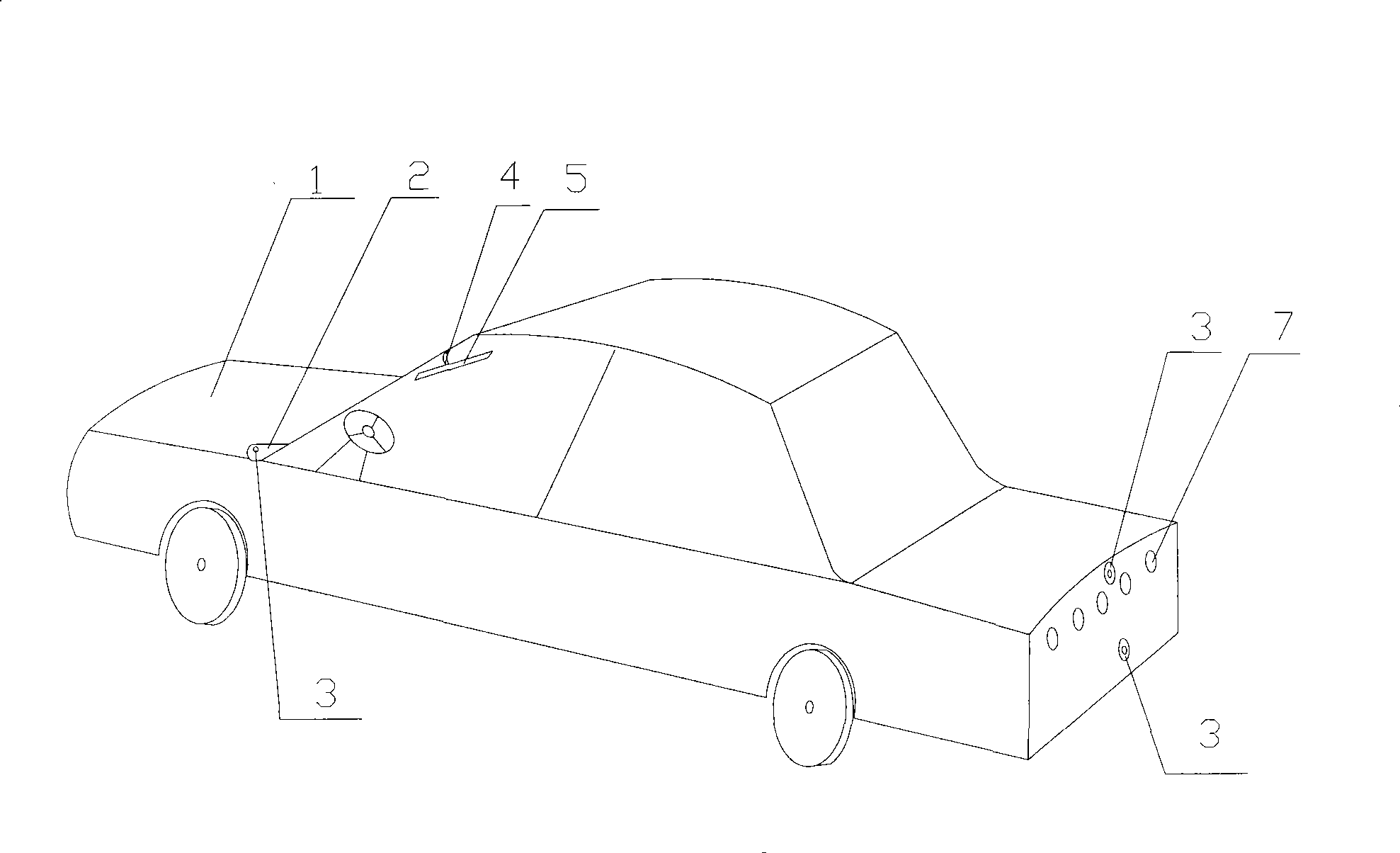 Automobile exterior-view apparatus