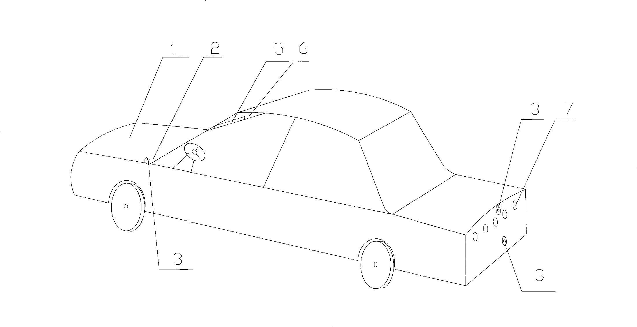 Automobile exterior-view apparatus